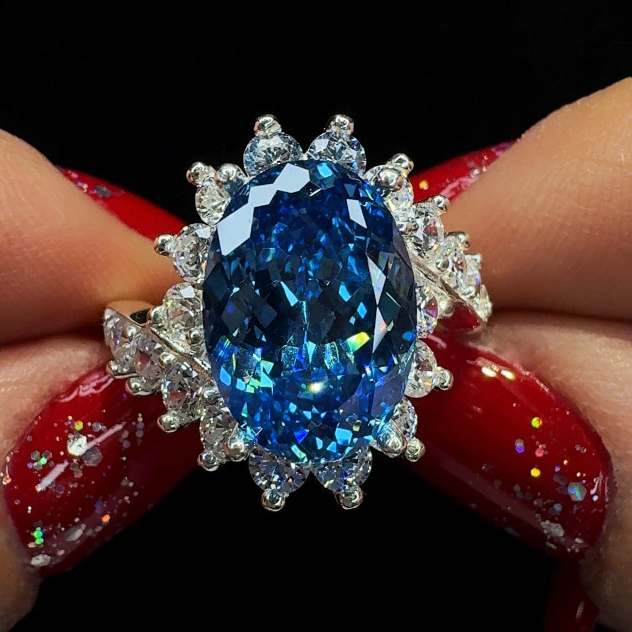 Anillo "Azul Celestial" - La Esencia del Cielo en Tus Manos - ELEGANT