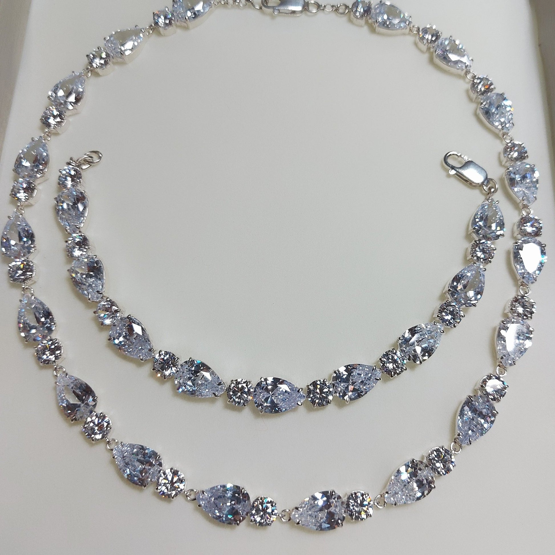 Conjunto de lujo de plata 925 - ELEGANT