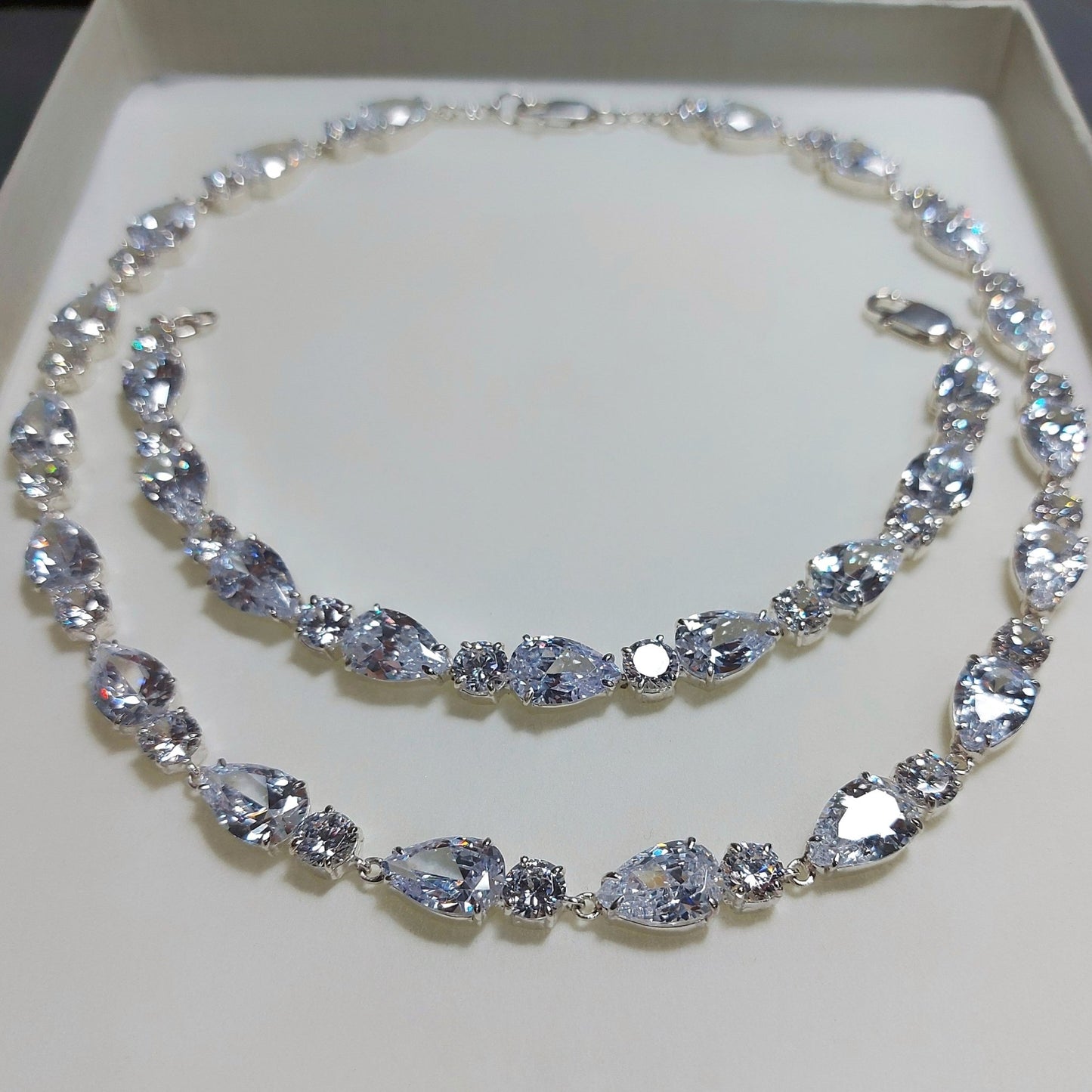 Conjunto de lujo de plata 925 - ELEGANT