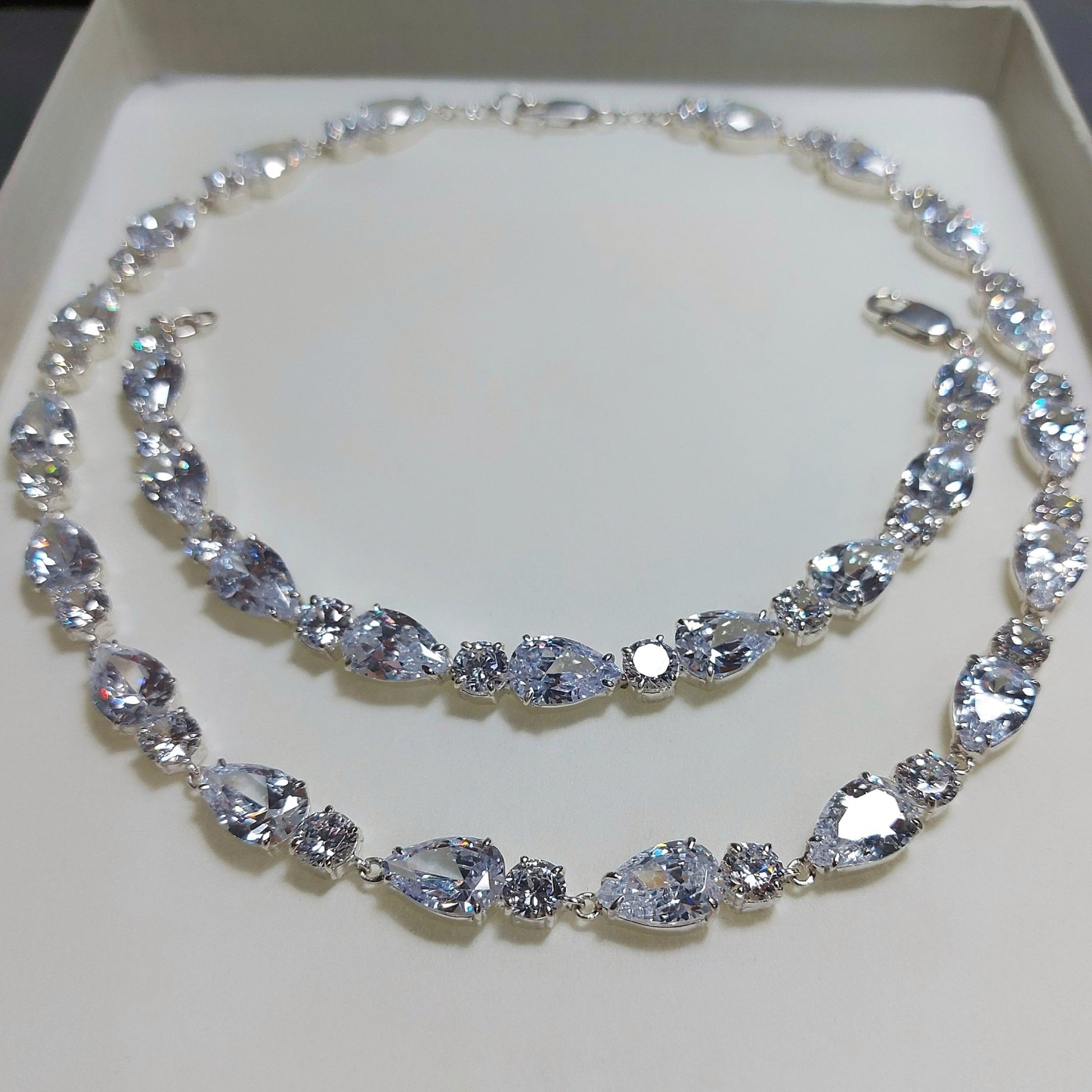 Conjunto de lujo de plata 925 - ELEGANT