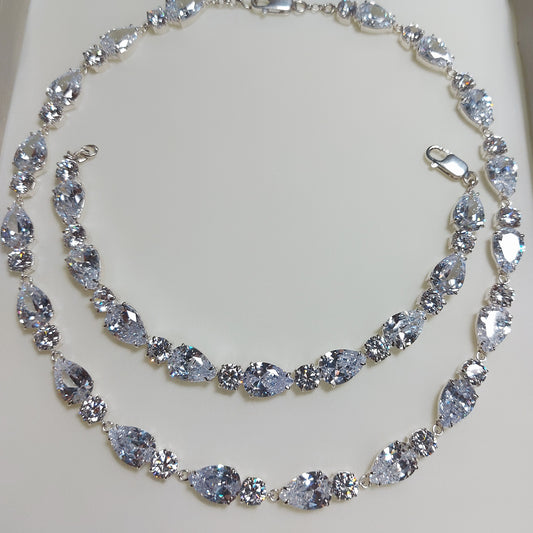 Conjunto de lujo de plata 925