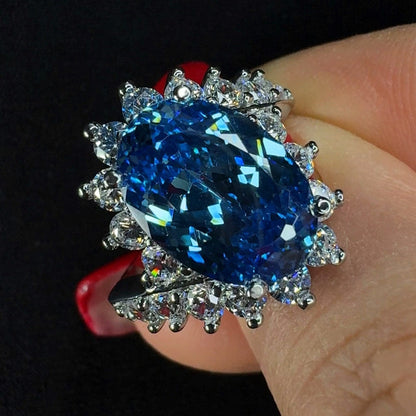 Anillo "Azul Celestial" - La Esencia del Cielo en Tus Manos - ELEGANT