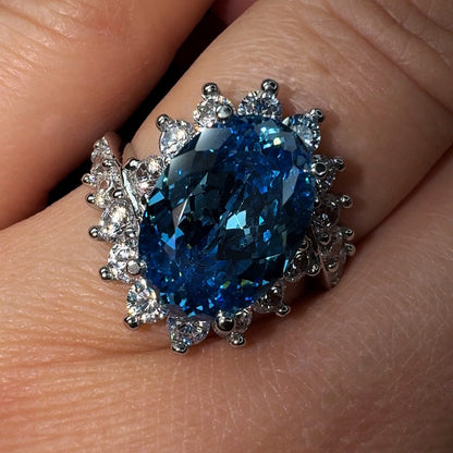 Anillo "Azul Celestial" - La Esencia del Cielo en Tus Manos - ELEGANT