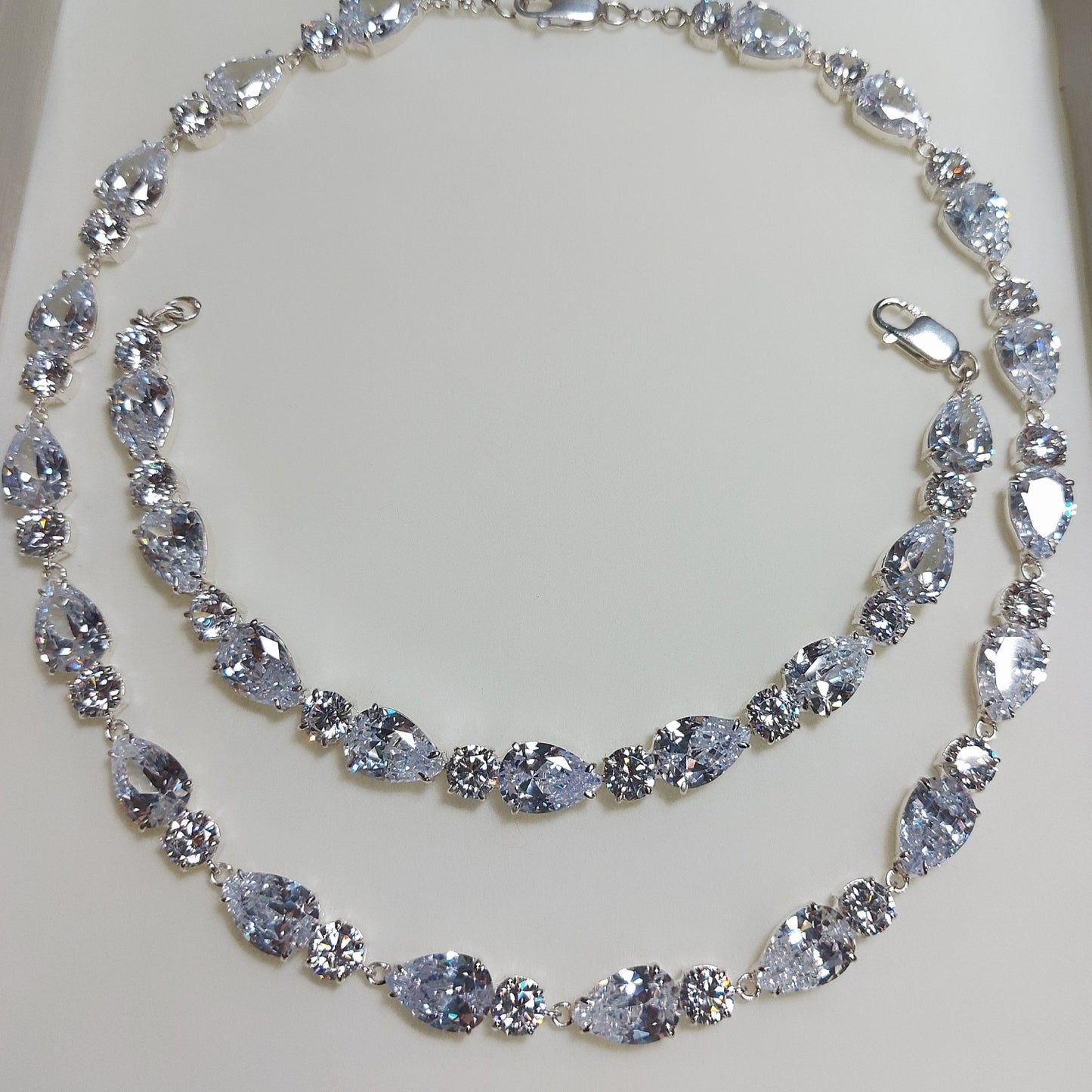 Conjunto de lujo de plata 925 - ELEGANT