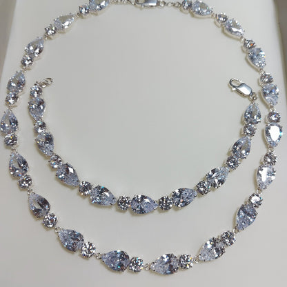 Conjunto de lujo de plata 925 - ELEGANT