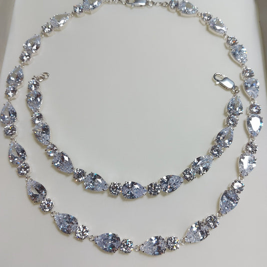 Conjunto de lujo de plata 925 - ELEGANT