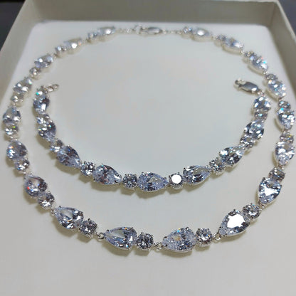 Conjunto de lujo de plata 925 - ELEGANT