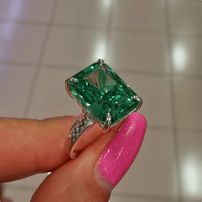 Corte de Hielo Triturado en Color Verde - ELEGANT