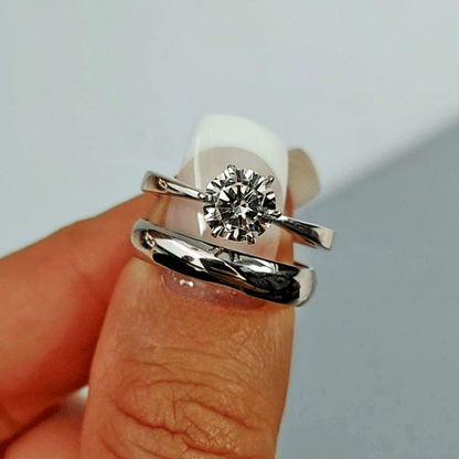 Elegancia y Pureza: Tu Conjunto de Plata de Primera Ley - ELEGANT