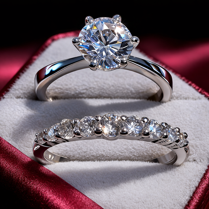 The sparkle of fine jewelry that's noticeable on your hand